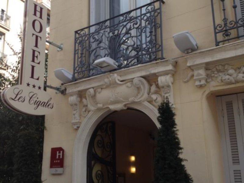 Hotel Les Cigales Nicea Zewnętrze zdjęcie